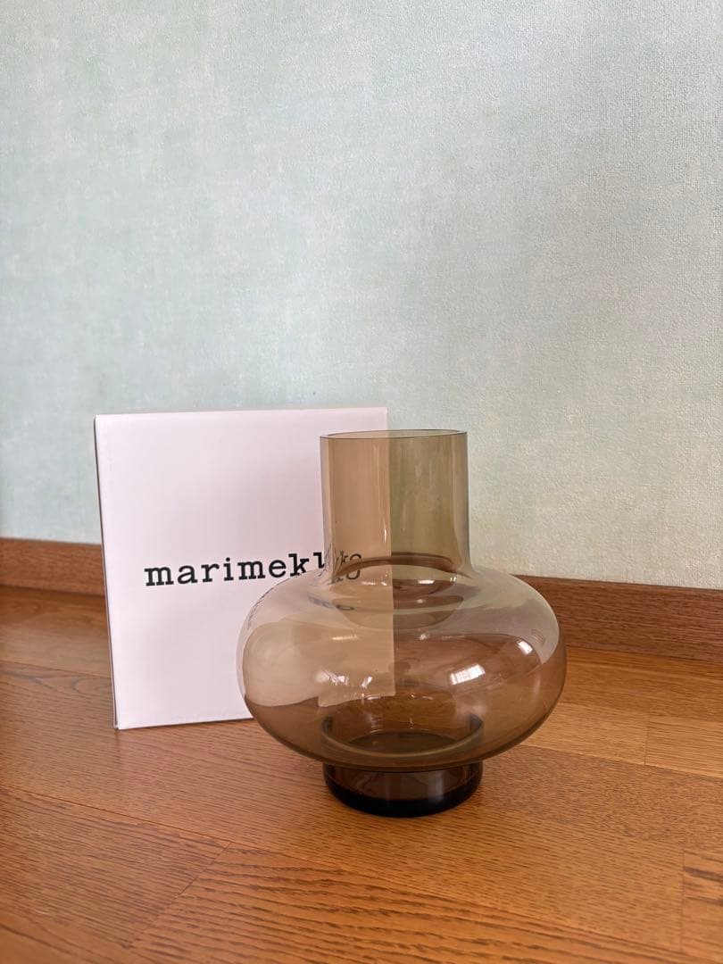 【2回ほど使用】marimekkoフラワーベース　UMPU VASE CLAY