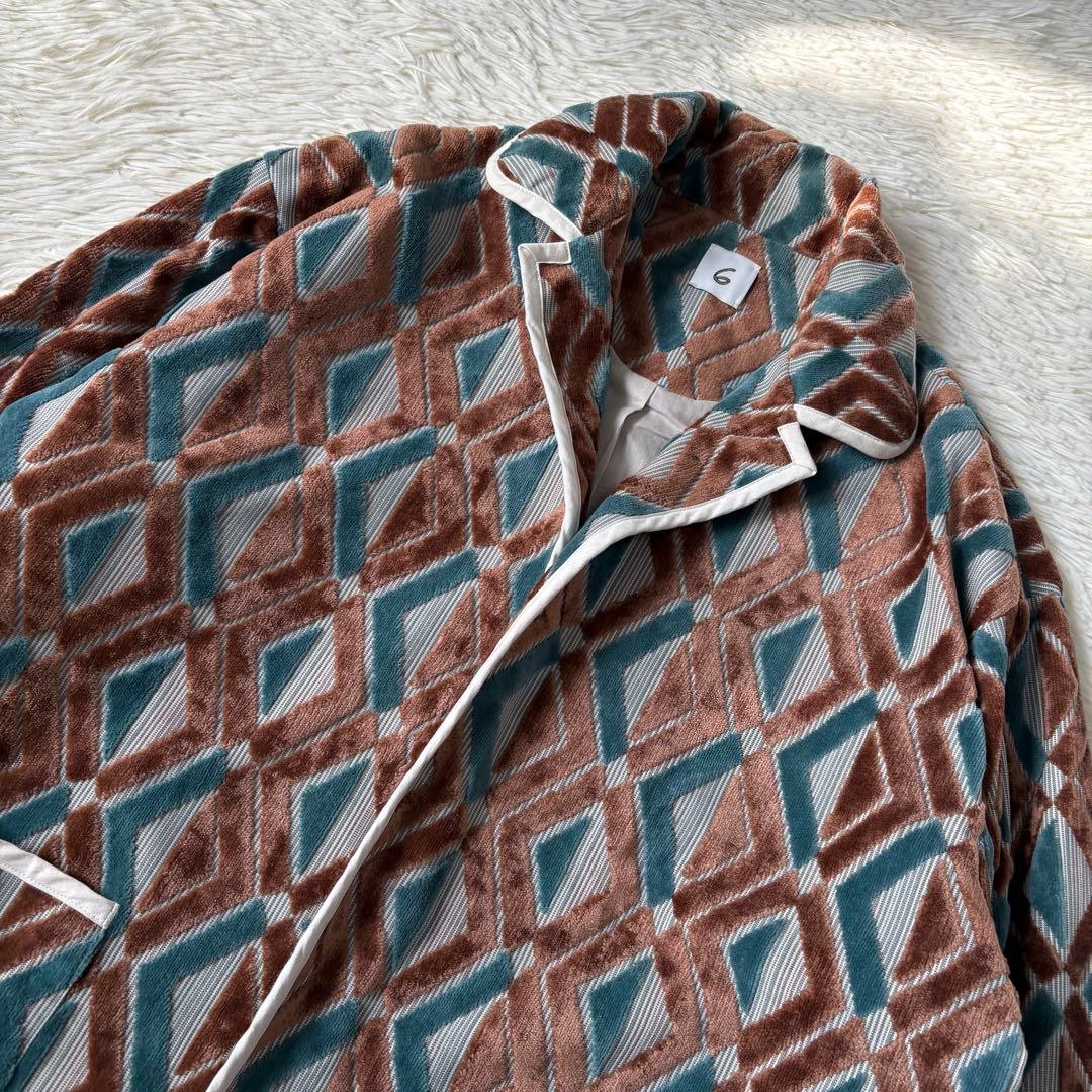 美品 Roku ロク ジャケット ダイヤモンドモチーフ マルチカラー 36