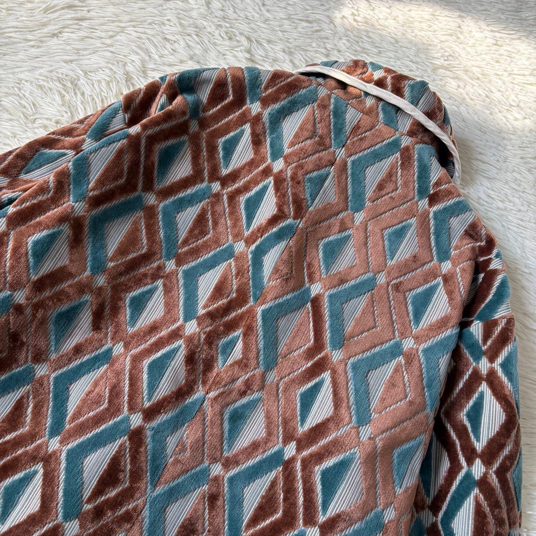 美品 Roku ロク ジャケット ダイヤモンドモチーフ マルチカラー 36