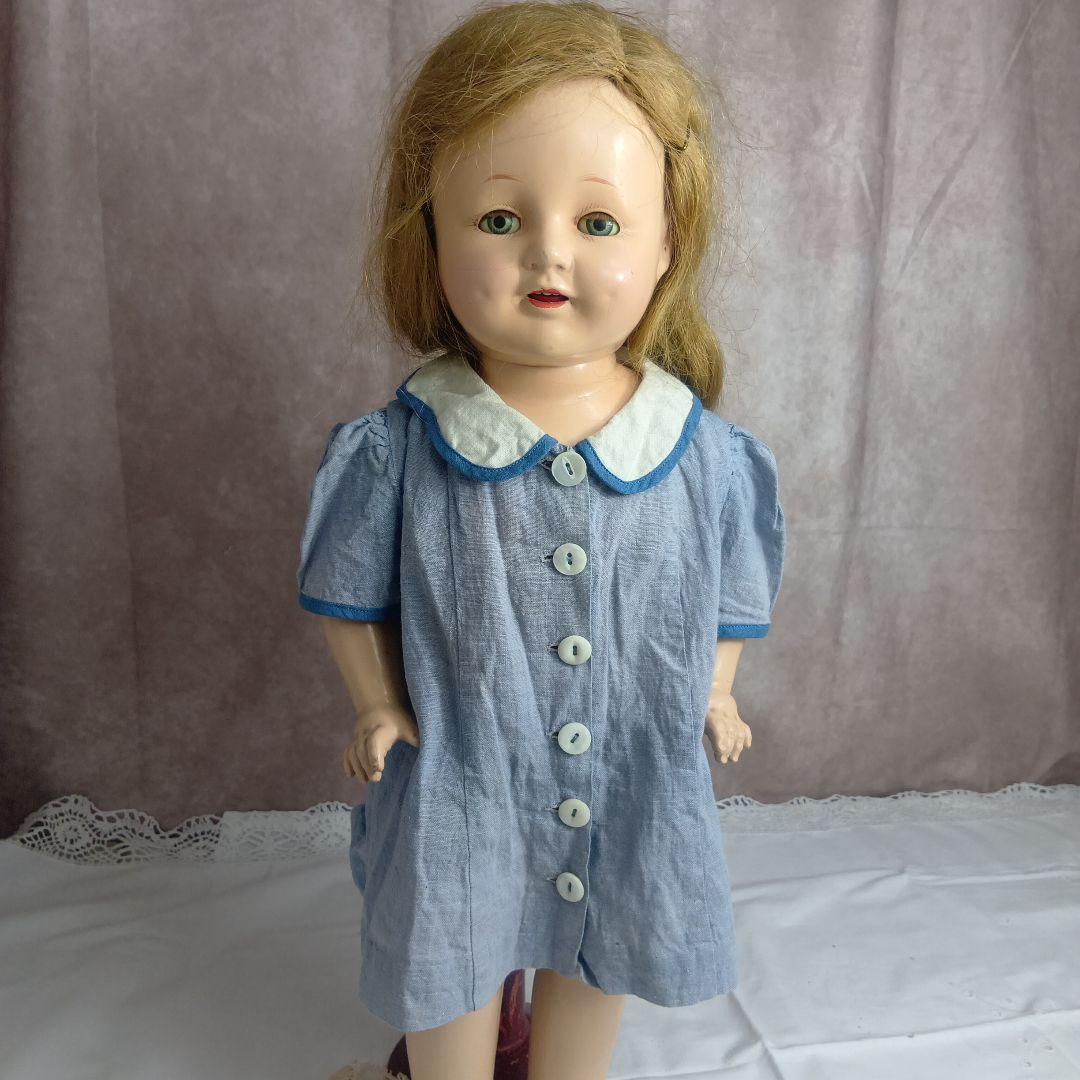 ♥大きく大人しげなヴィンテージ　コンポジションドール♥