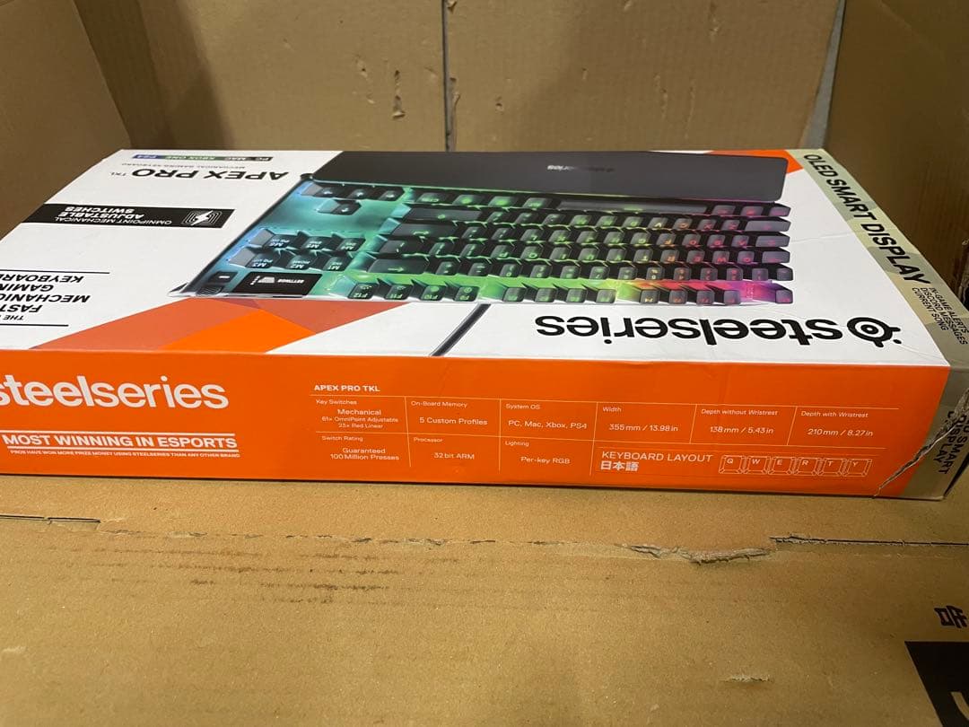 SteelSeries キーボードApex Pro TKL 64861 ブラック