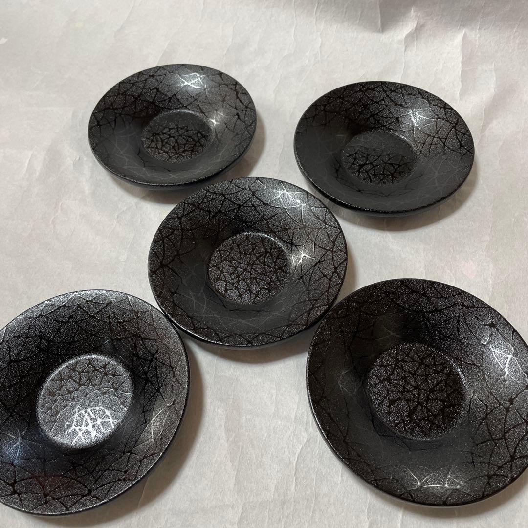 高級津軽塗り紋紗塗　木製茶櫃セット　ススキ模様