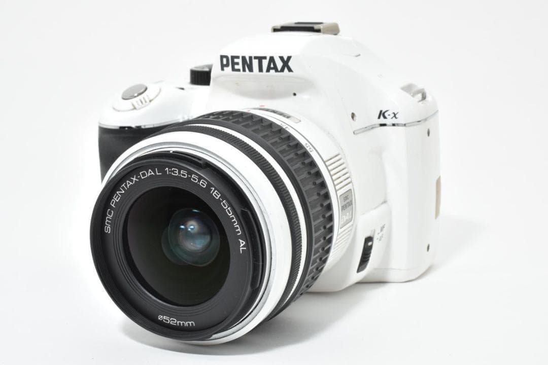 PENTAX ペンタックス K-X ホワイト レンズキット デジタル一眼カメラ