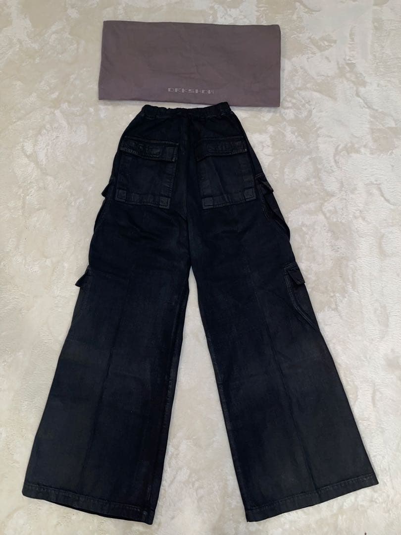 パンツ RICK OWENS DOUBLE CARGO JUMBO BELAS WAX