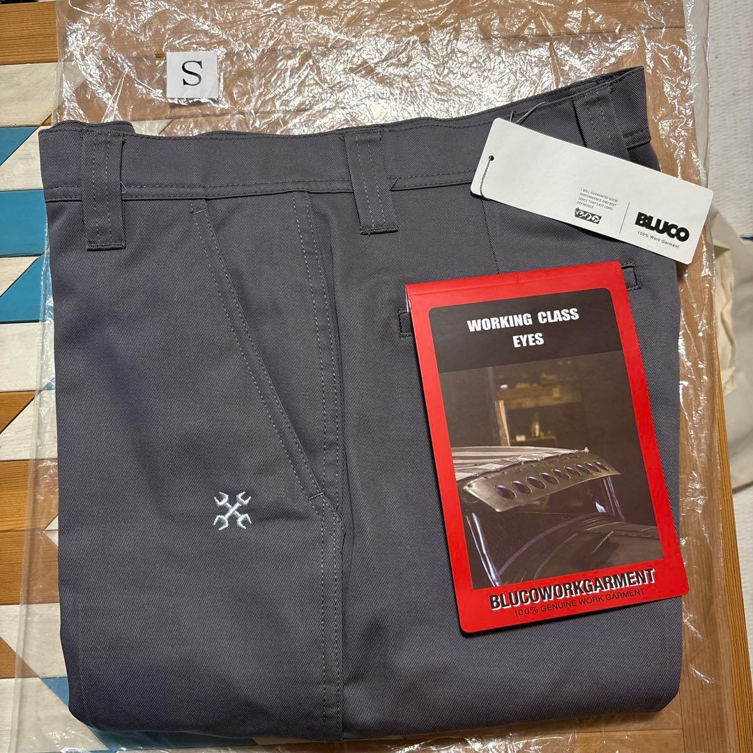 BLUCO ブルコ ワークパンツ 141-41-005 ライトグレー Sサイズ