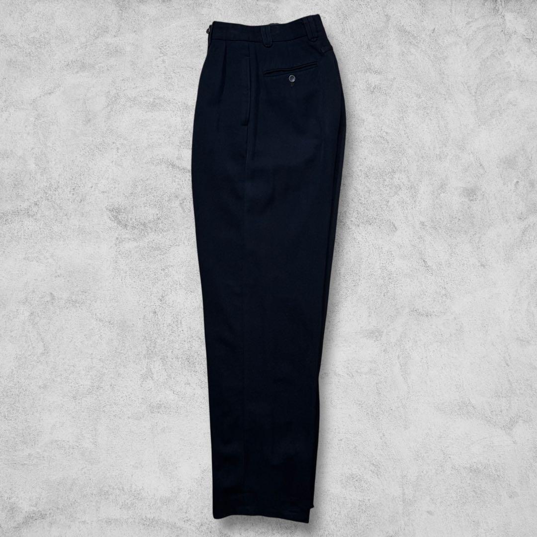 Jean Paul GAULTIER 90's ウールワイドスラックス 黒