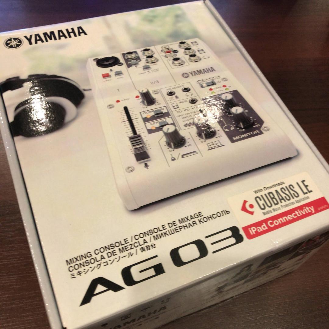 【美品】Yamaha AG03 オーディオインターフェイス ★付属品完備