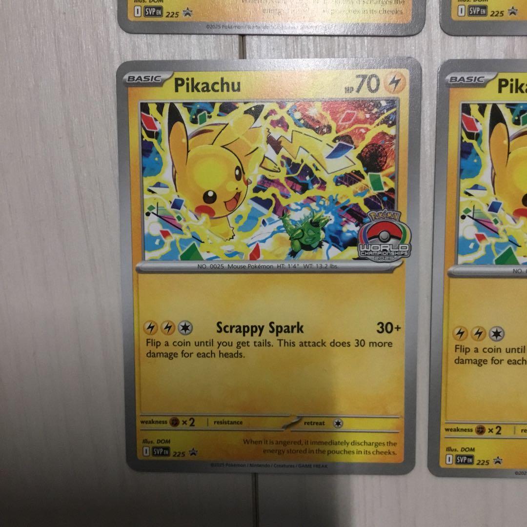 ピカチュウ P [SVP EN 225]【英語版】　6枚セット