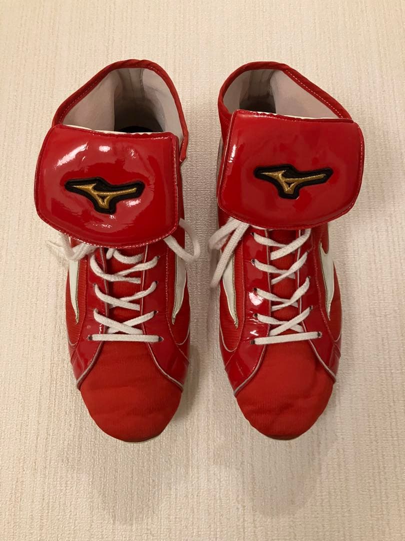 Mizuno ボクシングシューズ 白/赤 28㎝