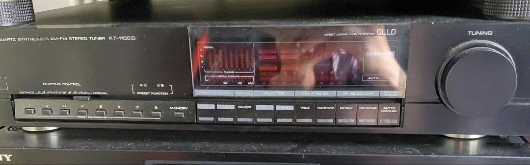 KENWOOD KT-1100D AM-FMステレオチューナー