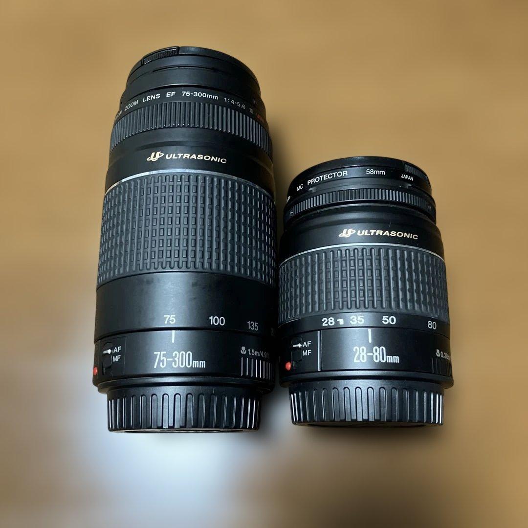 【中古】Canon EOS KISS III レンズセット