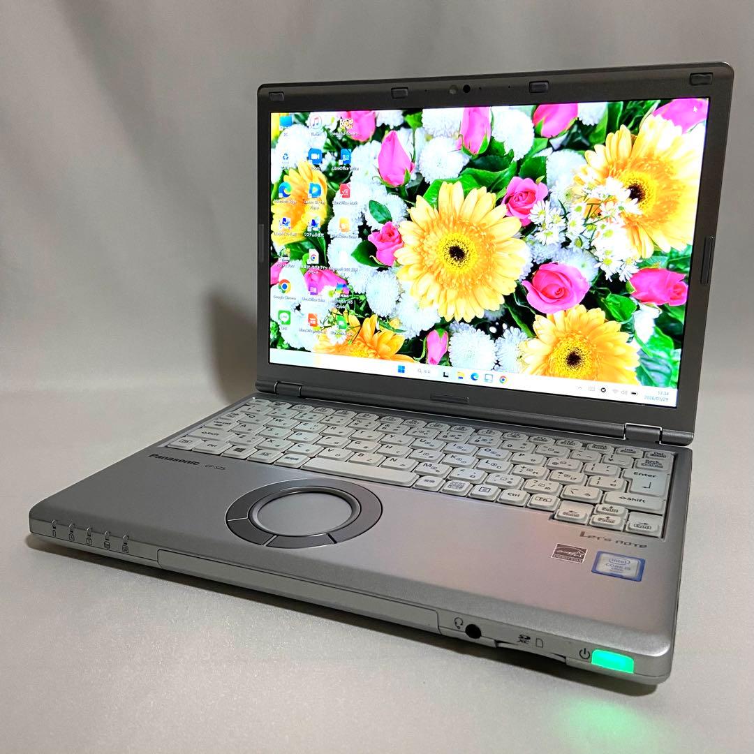 初心者OK Windows11 Panasonicレッツノートパソコン カメラ付