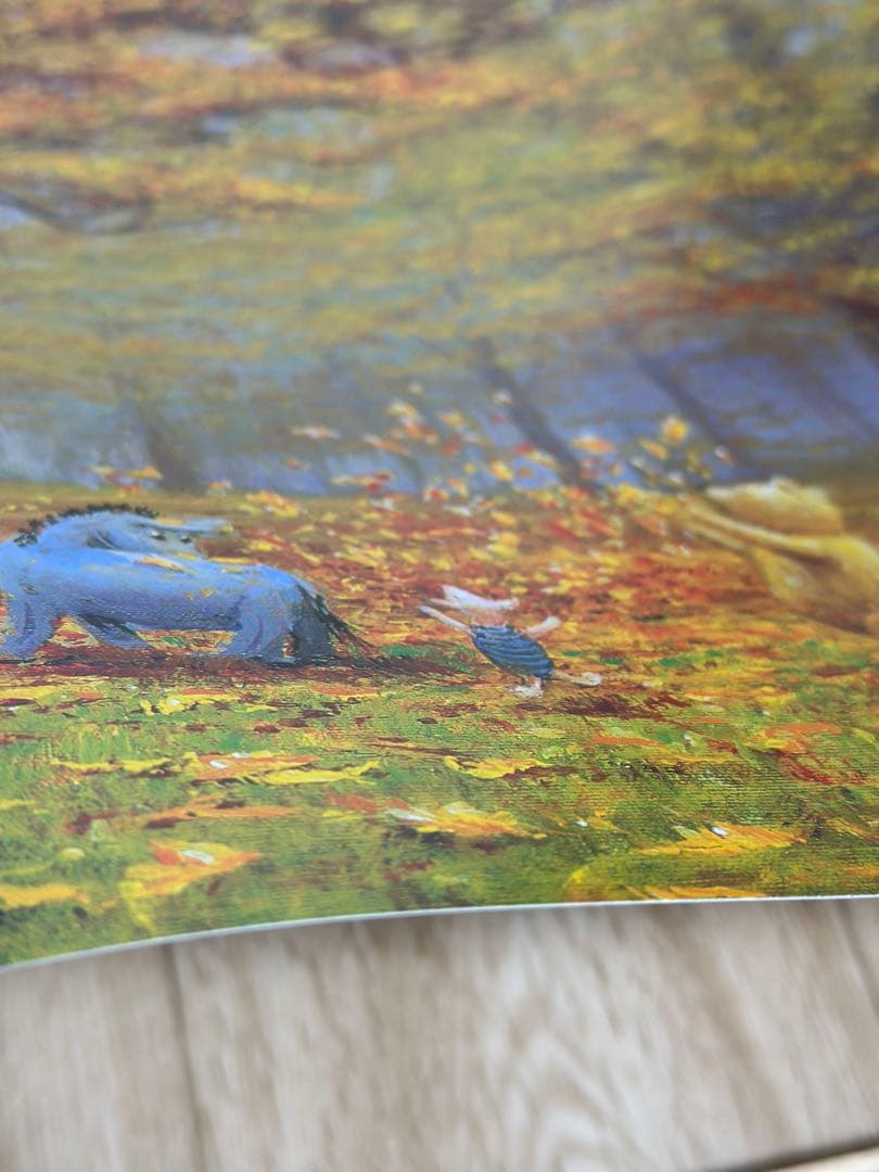 ピーター　エレンショウ　くまのプーさん　紅葉　ディズニー　額付き