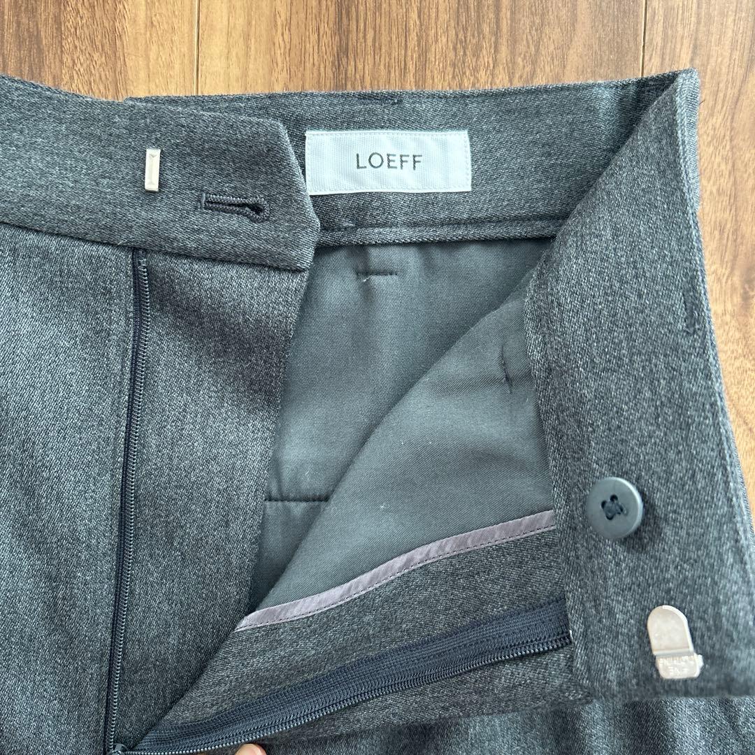 定価36300円　美品【LOEFF】ダブルクロスボンタンパンツ