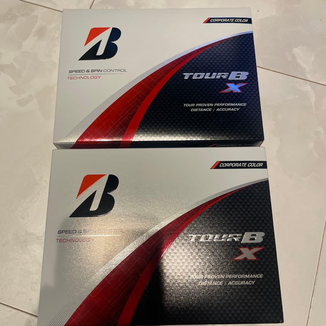 ブリヂストンTOUR B X ゴルフボール 2箱　2024