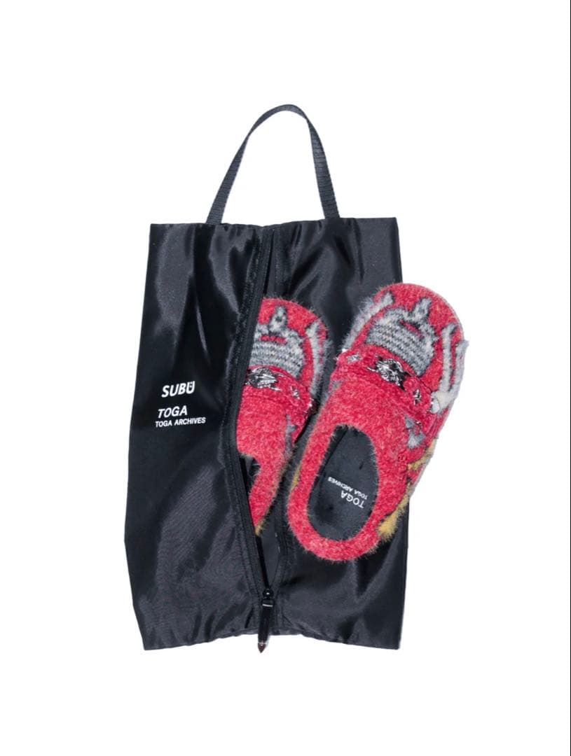 KNIT SLIP-ON TOGA×SUBU RED size2