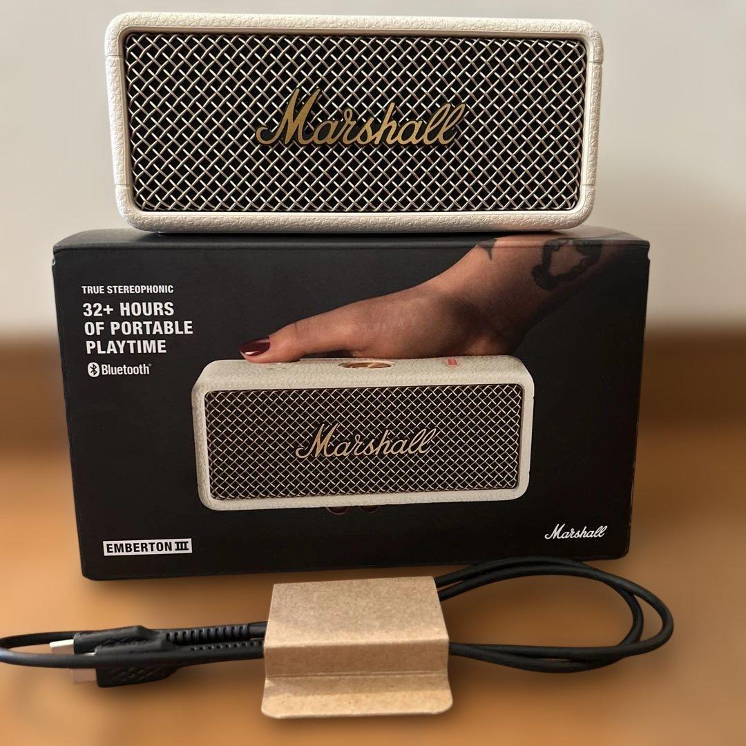 Marshall Emberton III ホワイト　スピーカー