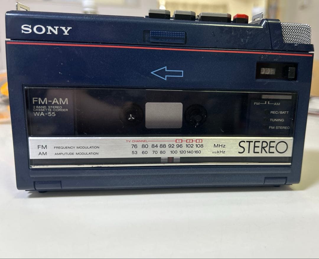 希少美品SONY WM-55 ステレオラジカセ