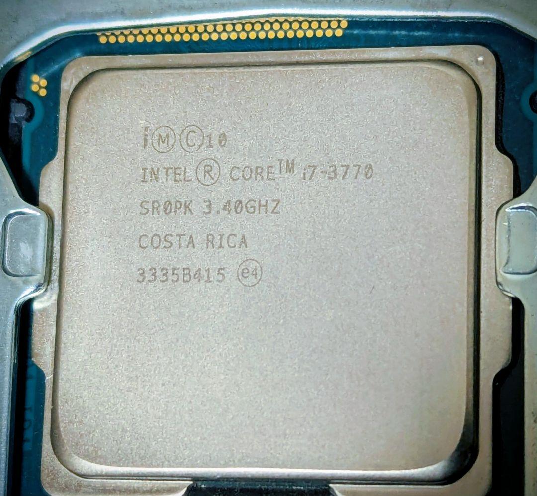 値下げ★Intel core i7 3770 マザーボードセット美品 おまけ付き