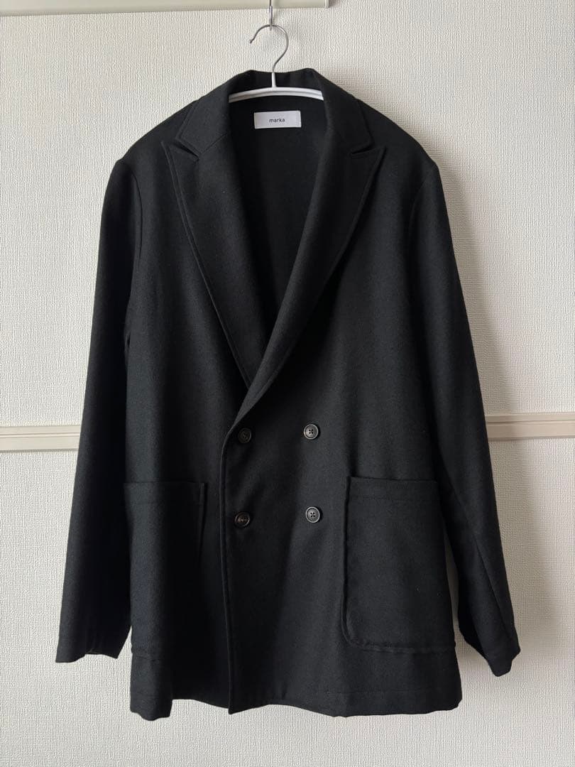 ジャケット・アウター marka SHIRT JACKET -2/48 wool soft serge
