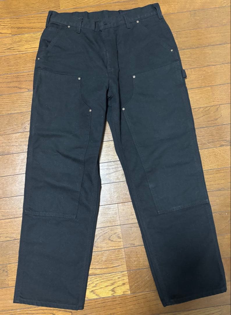 カーハート　ダブルニー　ブラック　w34 l30