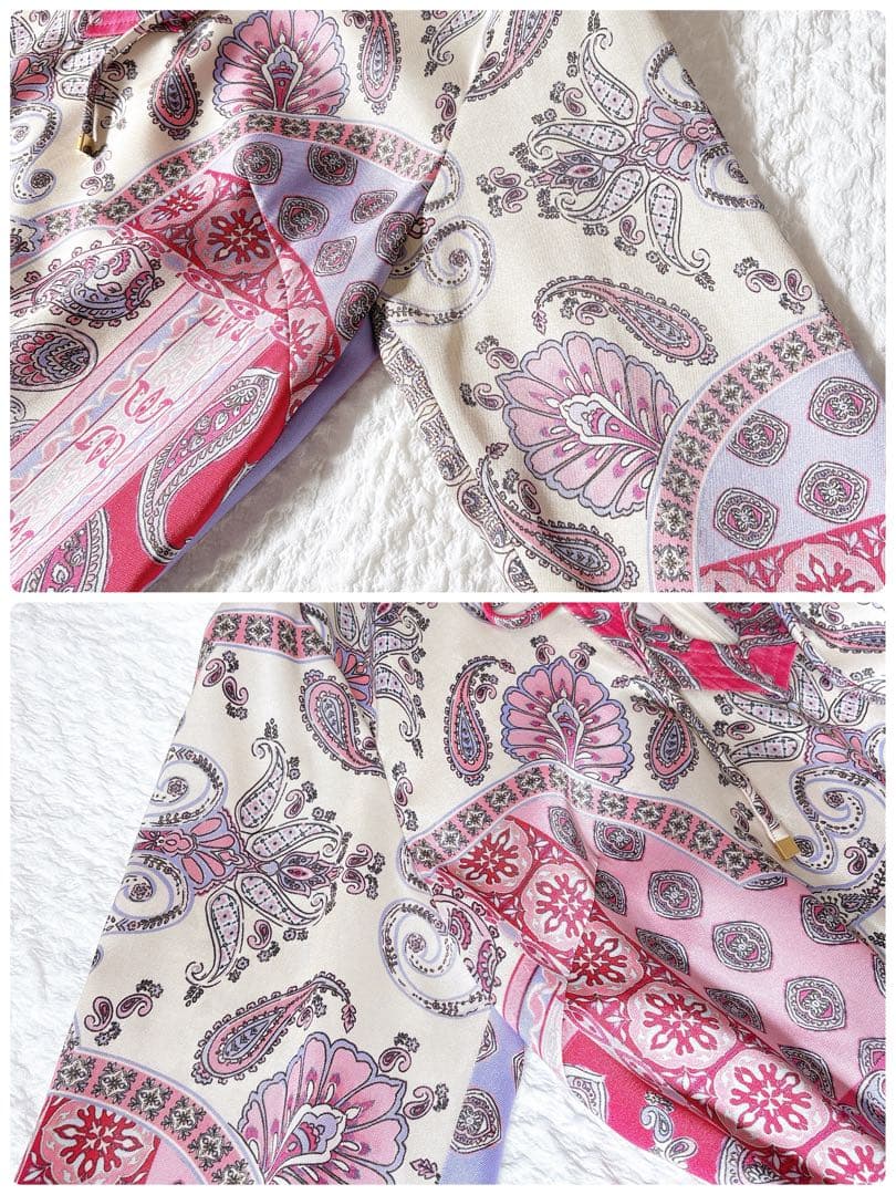 未使用級✨23ss即完売　グレースコンチネンタル ペイズリー柄ワンピース