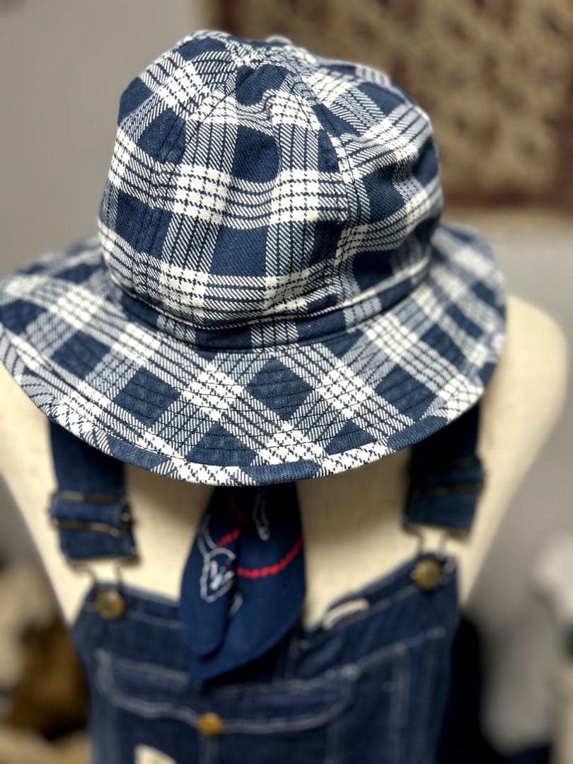 美品　レア　リアルマッコイズ　ジョーマッコイ　ファーマーズハット　チェック