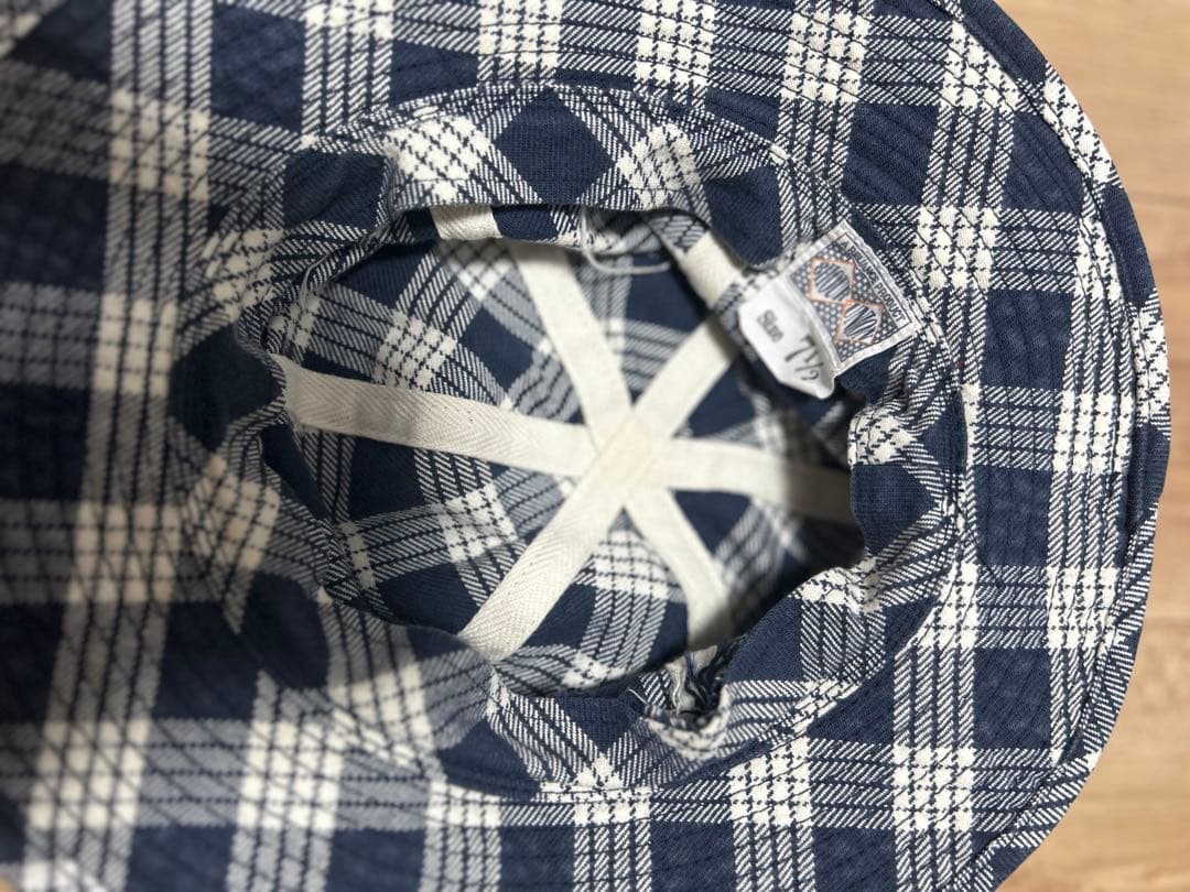 美品　レア　リアルマッコイズ　ジョーマッコイ　ファーマーズハット　チェック