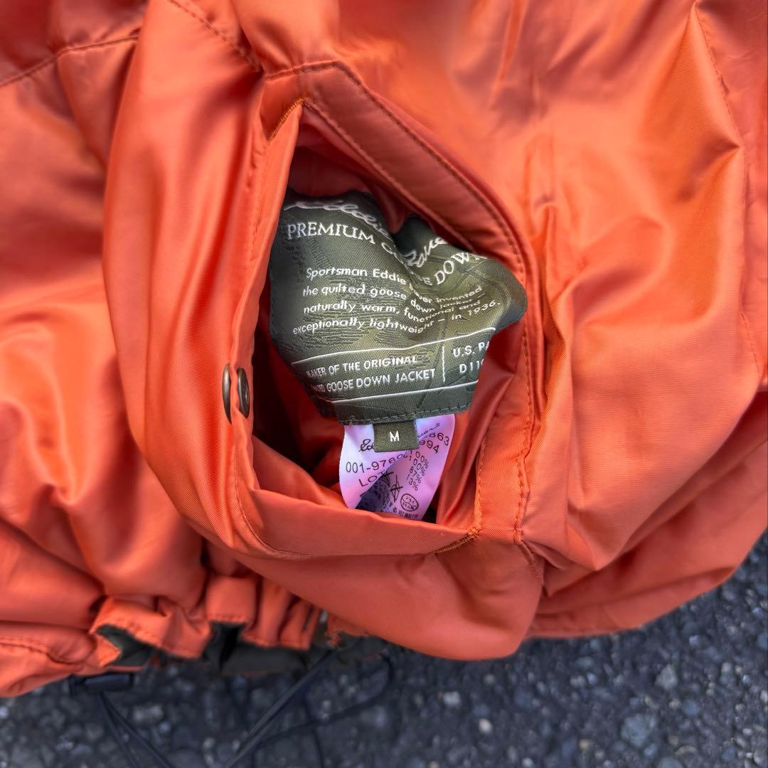 00s エディーバウアー down puffer jacket カーキ