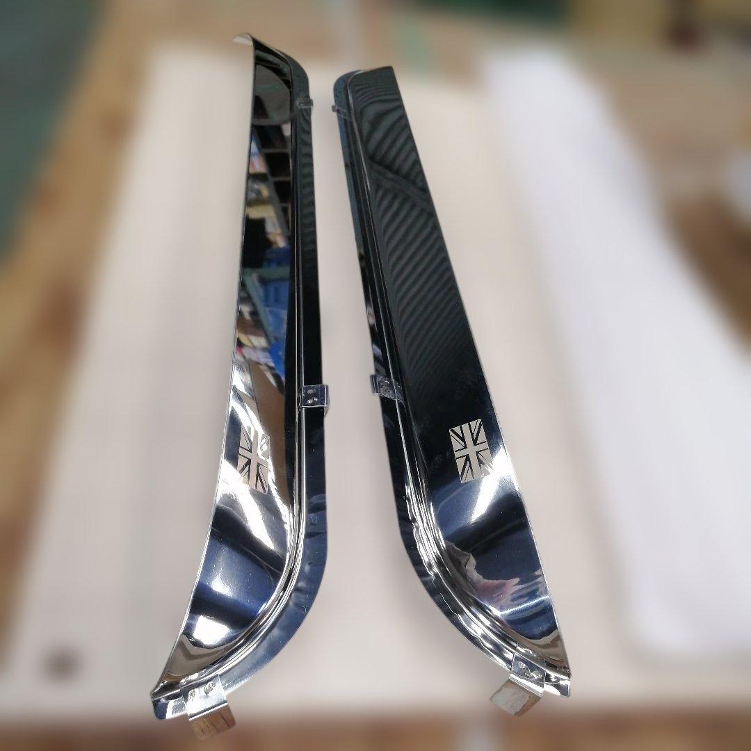 K*o様 ローバーミニ　ステンレスサイドバイザー　未使用