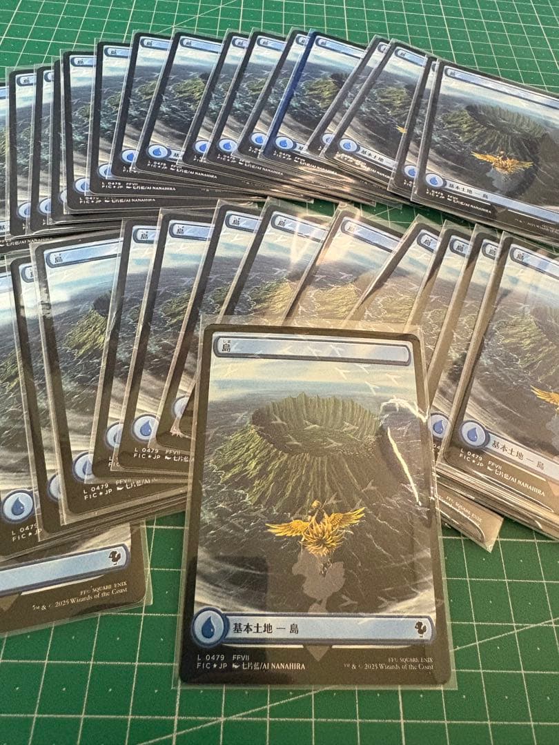 即日発送 島32枚 MTG土地　チョコボ・トラックfoil チョコボバンドル