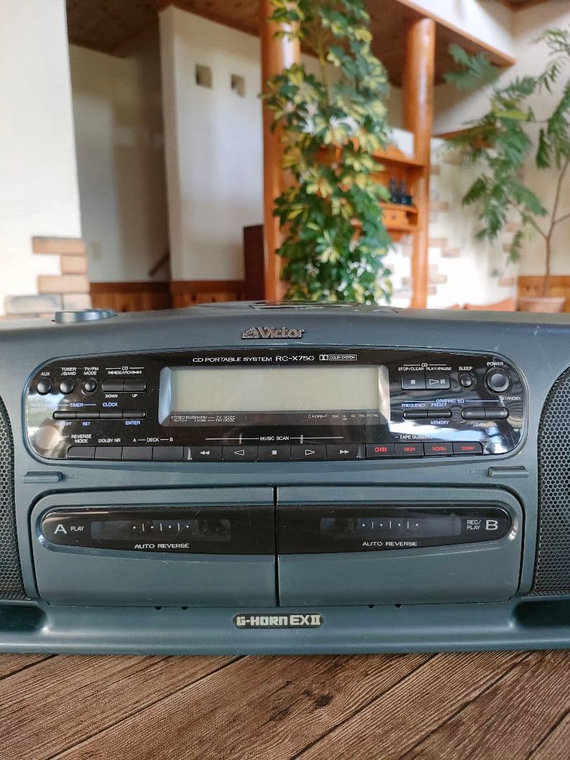 Bunbun　victor　CDラジカセ　RC-X750 ビクター