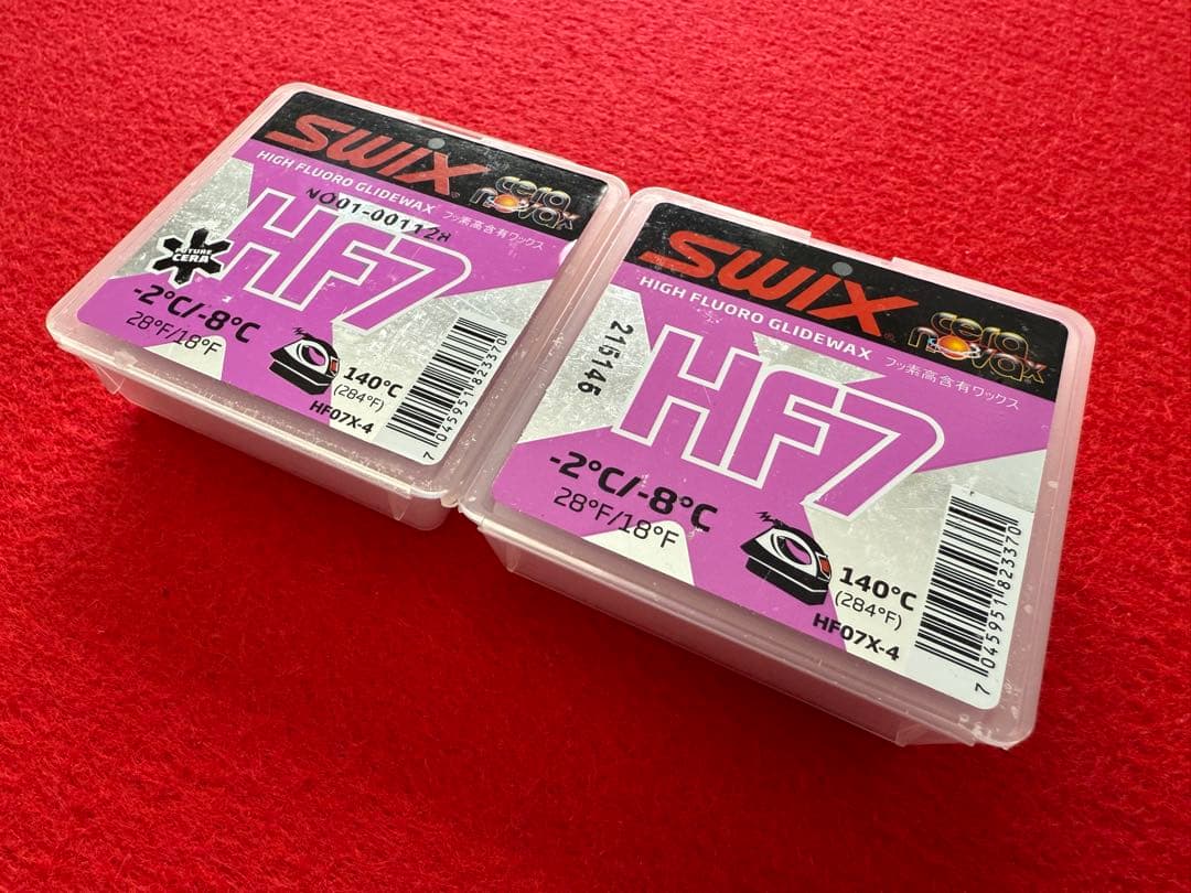 SWIX HF7 スキーワックス 2個セット