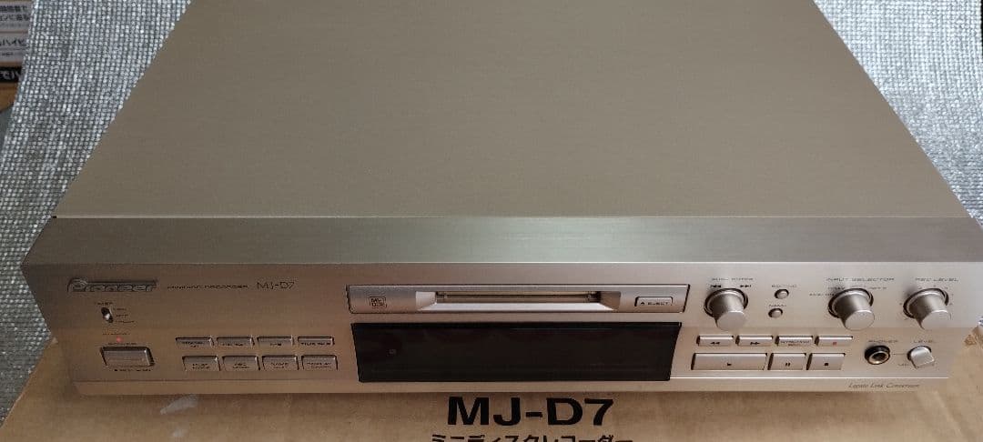【ジャンク】パイオニア MJ-D7 MDレコーダー 箱付き 日本製