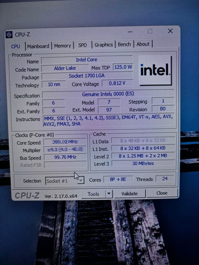 Core i9 12900K ES版(マザボ・メモリー・ストレージ・OS)セット