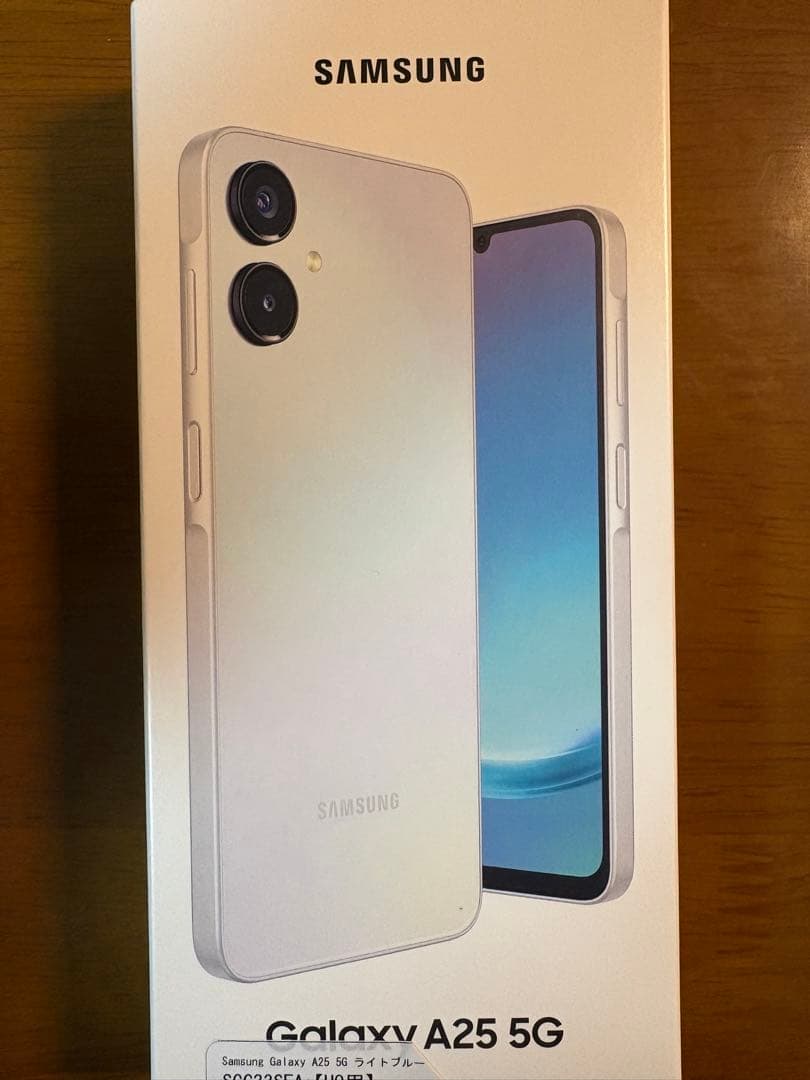 【新品未使用】Samsung Galaxy A25 5G 64GB ライトブルー