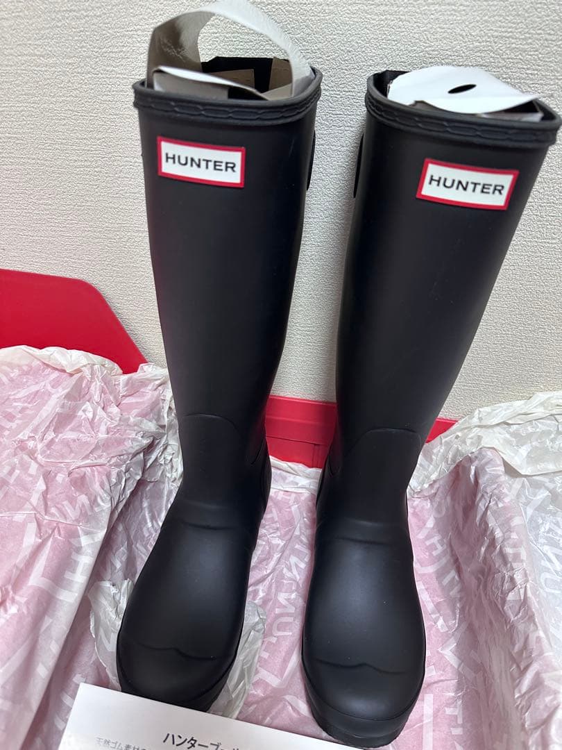 HUNTER ハンター　レインブーツ　新品24cm