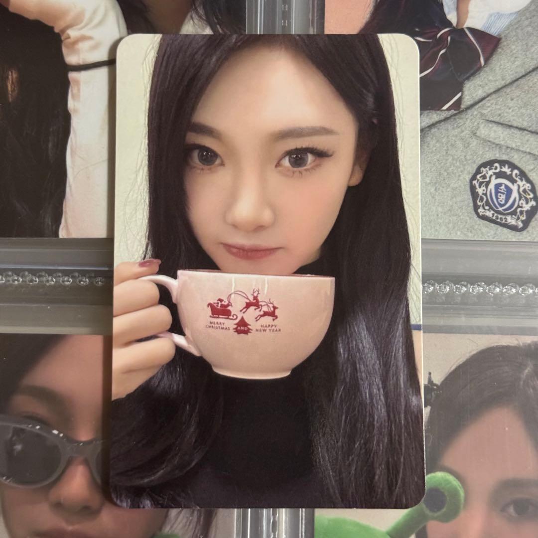 aespa pink Christmas マグカップ ニンニン トレカ