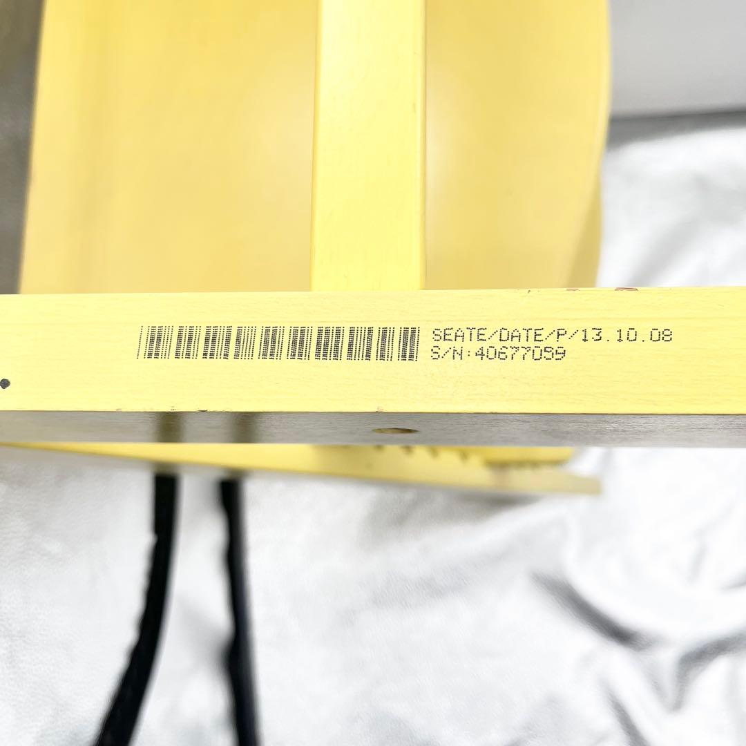 STOKKE トリップトラップ シリアル4 イエロー 背もたれ付き