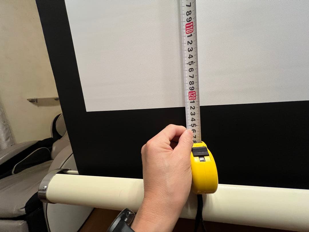 プロジェクタースクリーン 縦(約)122cm、横(約)162cm、■80インチ