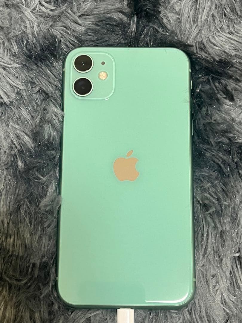 【美品】Apple iPhone 11 ミントグリーン 本体 SIMフリー