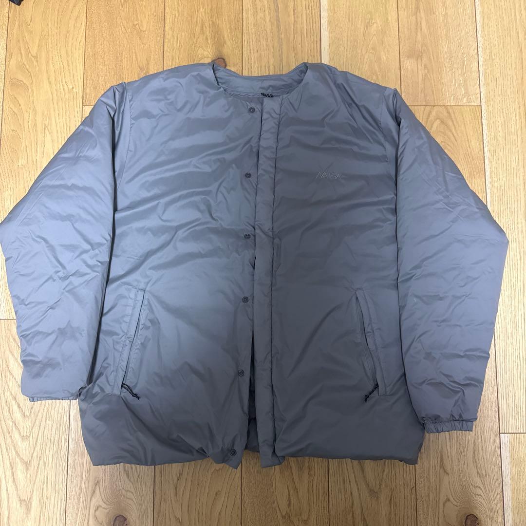 NANGA グレー インナーダウン Lサイズ