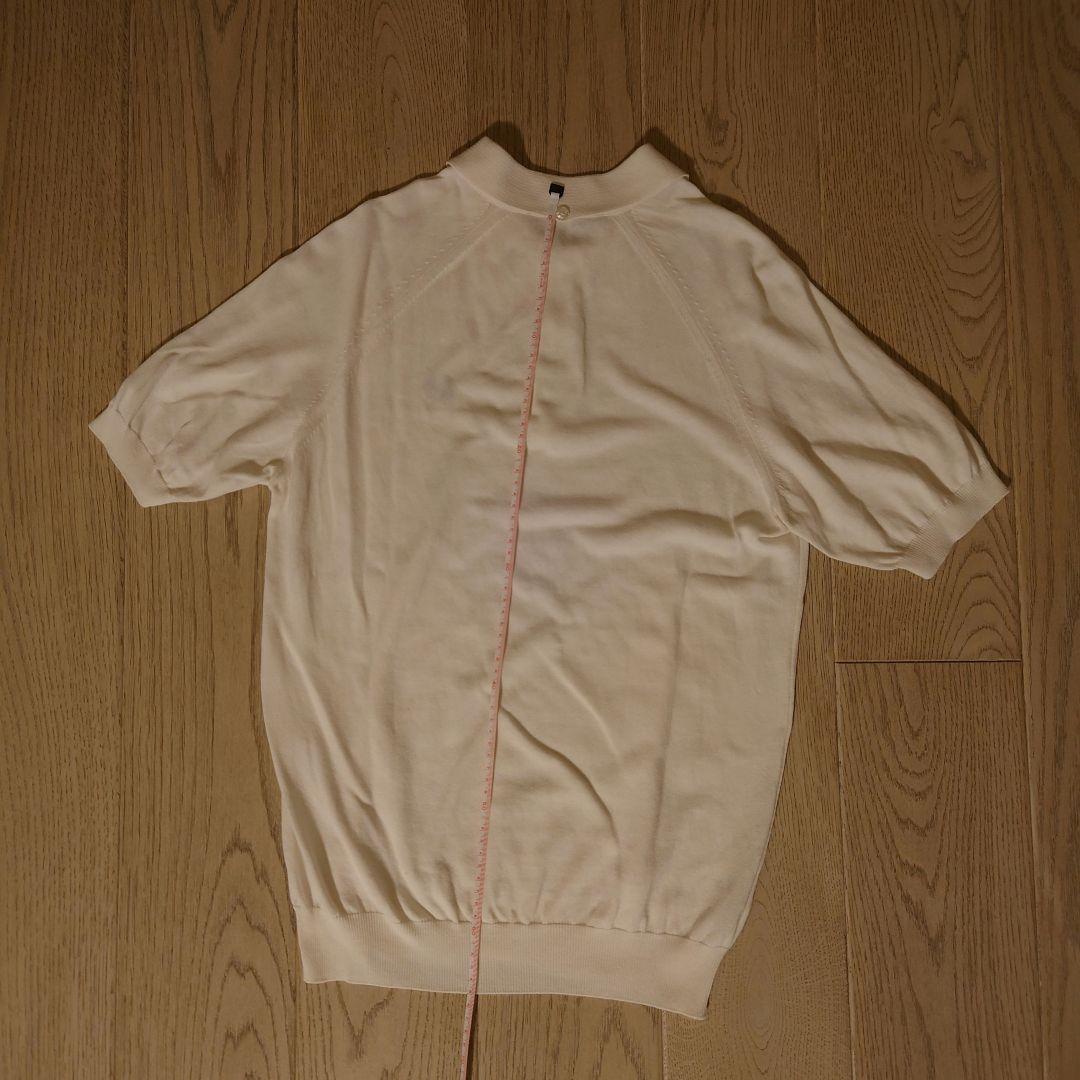 Fred Perry ホワイト ニットポロシャツ S