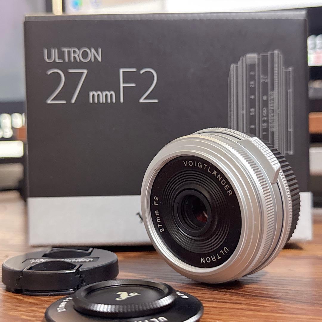 Voigtlander ULTRON 27mm F2 X-mount シルバー