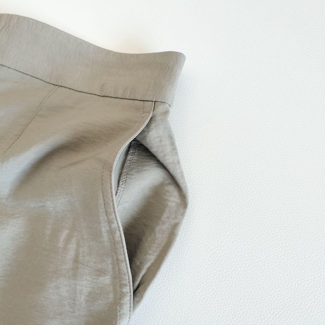 theoryluxe　セオリーリュクス　ウォッシャブル　美脚パンツ　カーキ