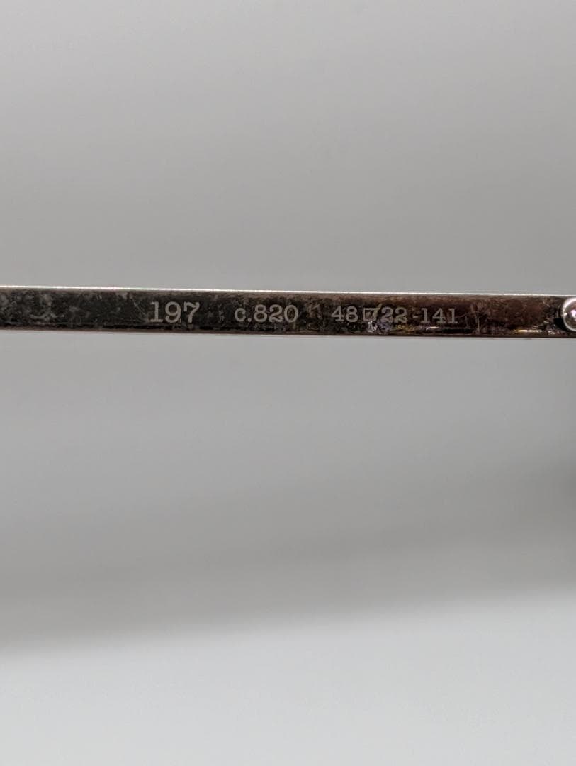 小物 EYEVAN 7285 197 col. 820 VINTAGE SILVER