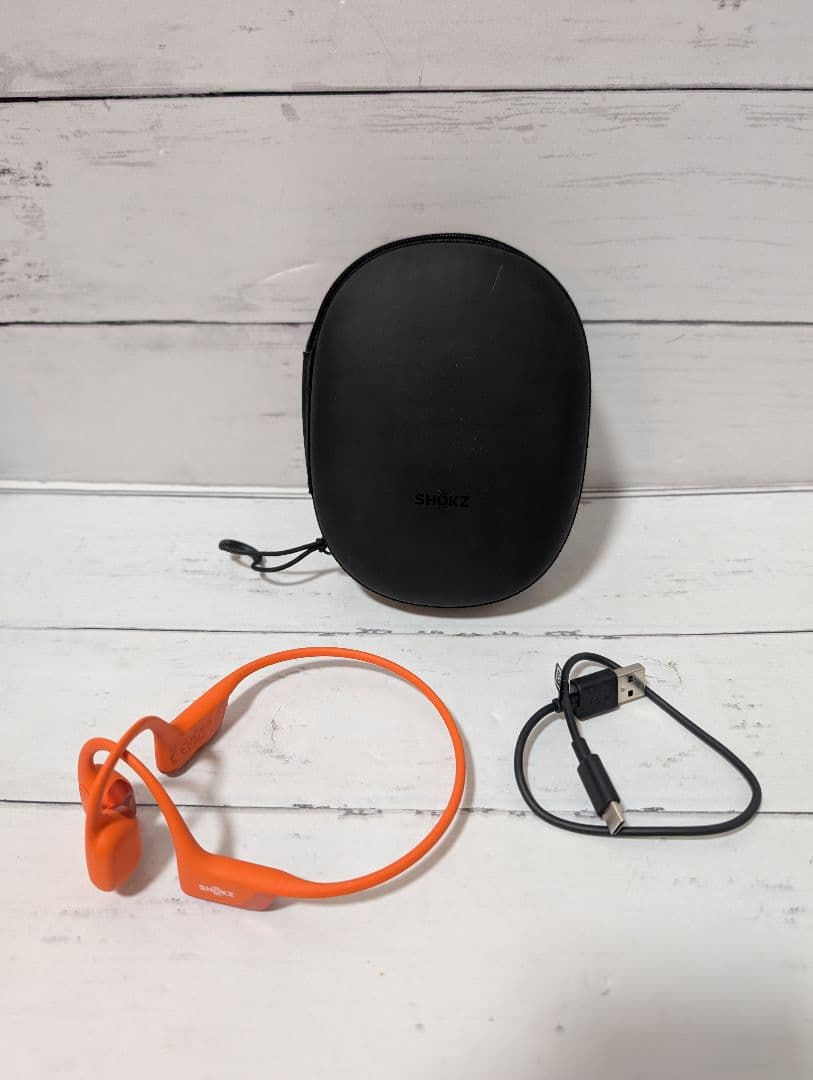 SHOKZ OPENRUN PRO2 骨伝導イヤホン オレンジ