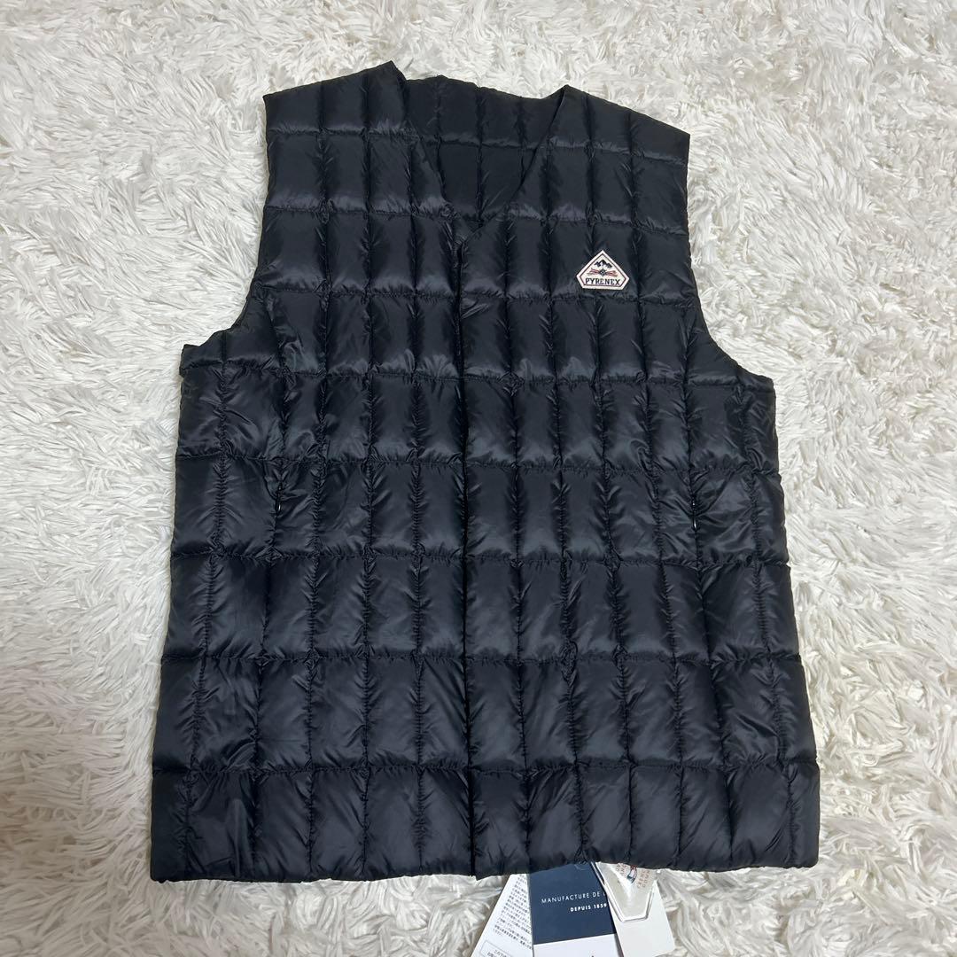 【新品未使用】PYRENEX ダウンベスト インナーダウン / M ブラック
