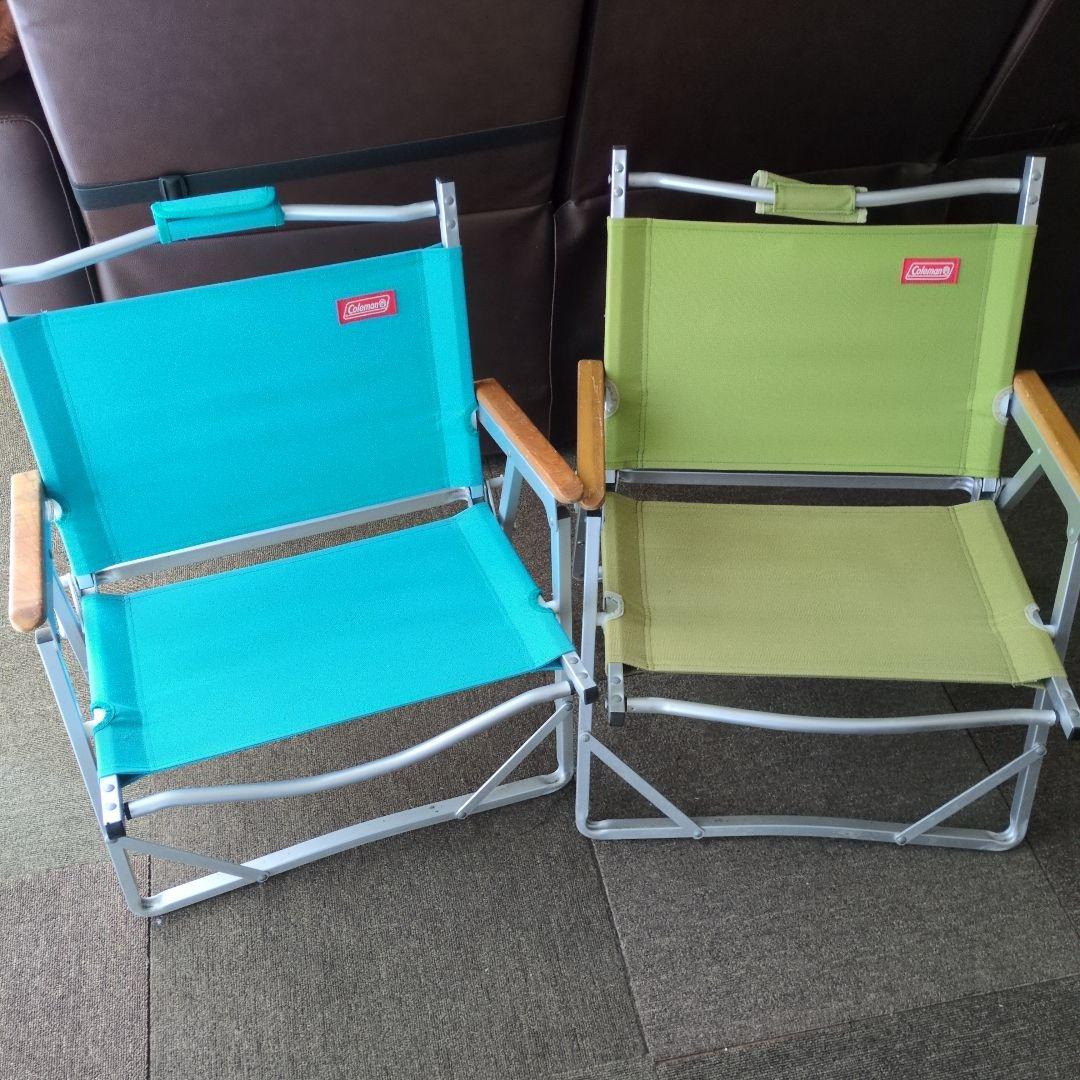 Coleman コンパクトフォールディングチェア オリーブ スカイ