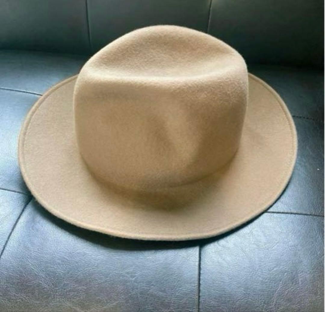 アナグラム 日本製 つば広 中折れフェルトハット ワイヤー入り　62㎝　大きい